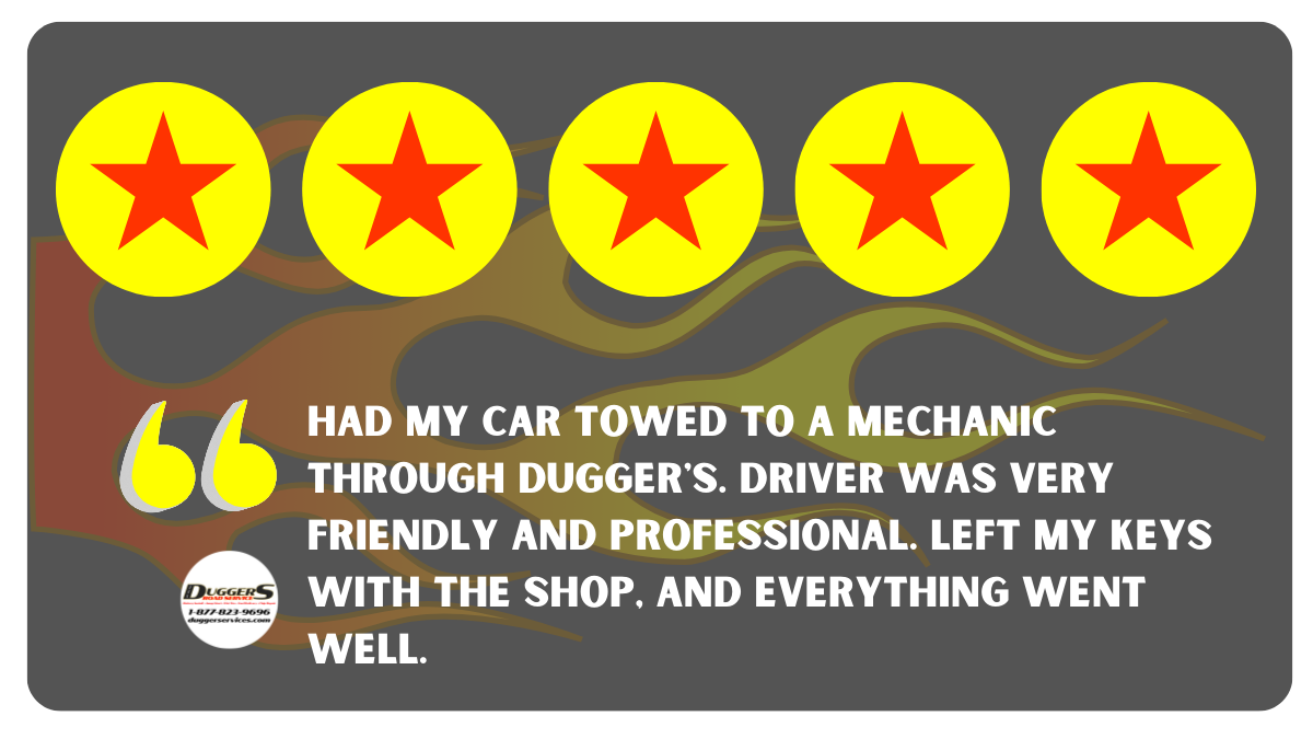 Dugger's Road Rescue 5 Star Review