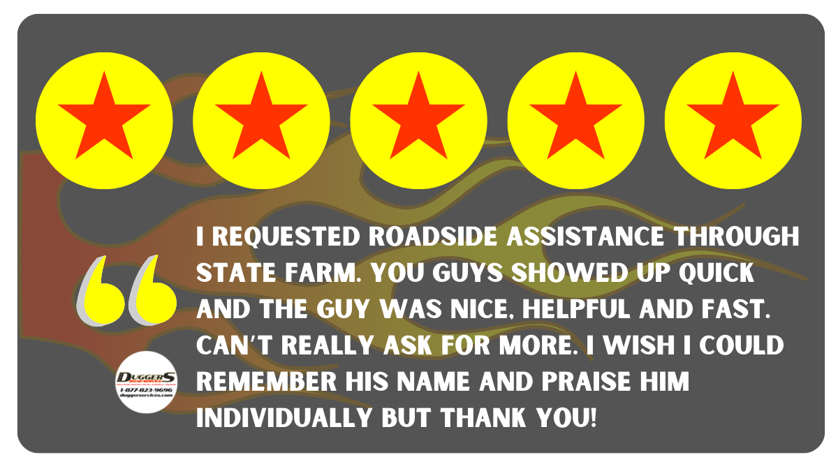 Dugger's Road Rescue 5 Star Review