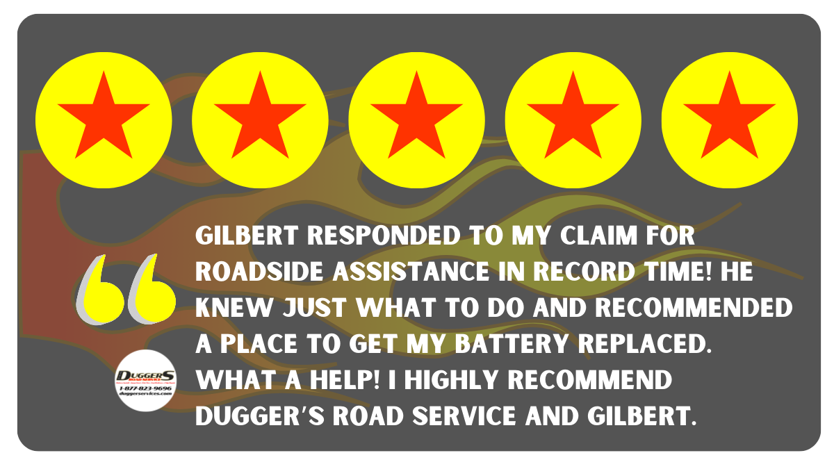 Dugger's Road Rescue 5 Star Review