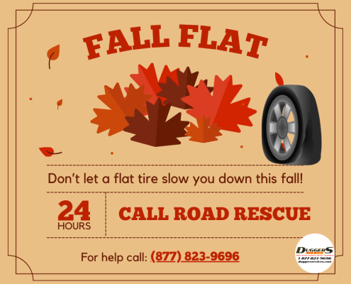 Fall Flat Tire