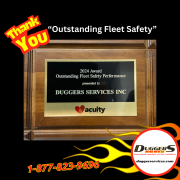 Thank You - Fleet Safety Award