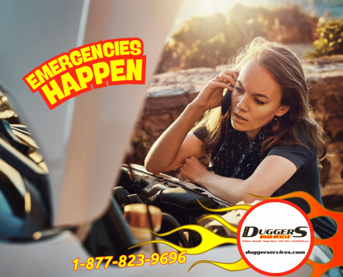 Cold Mornings, Dead Batteries, and Flat Tires? Dugger's Road Rescue Comes to You!