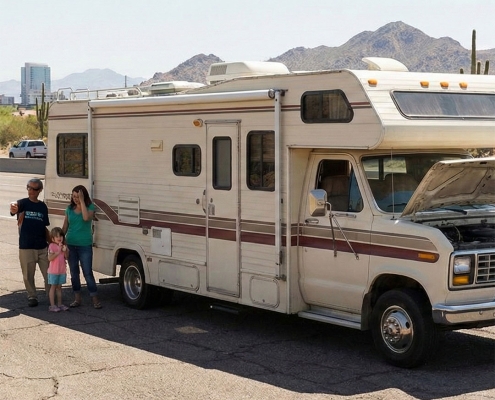 Broken Down RV in Phoenix Arizona